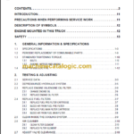KOMATSU EX50 SERVICE MANUAL