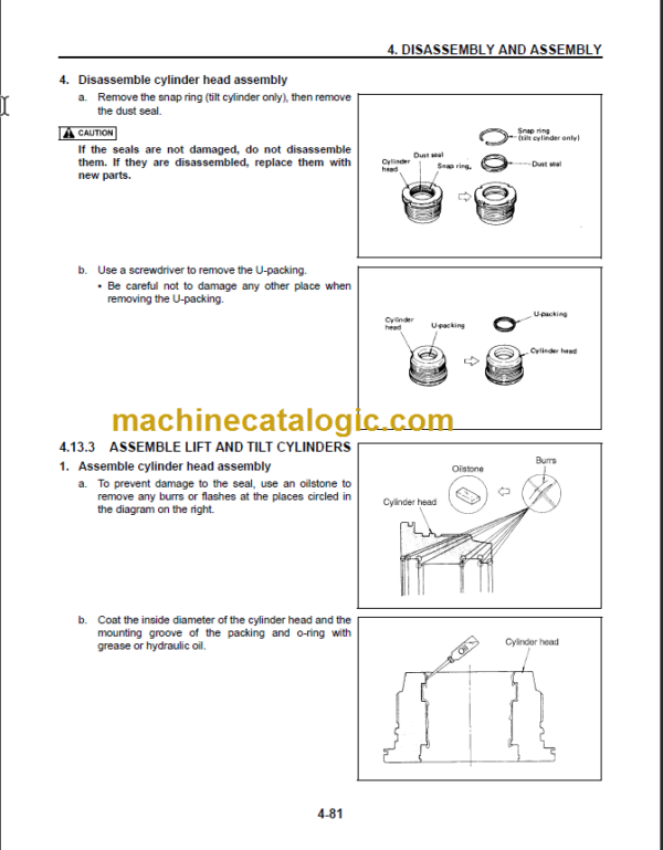 KOMATSU EX50 SERVICE MANUAL