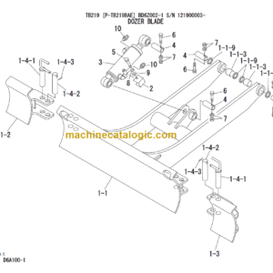 TAKEUCHI TB219 Mini Excavator Parts Manual