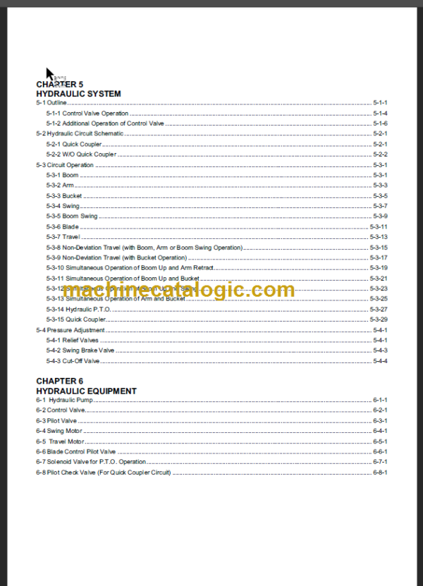 YANMAR VIO57U SERVICE MANUAL