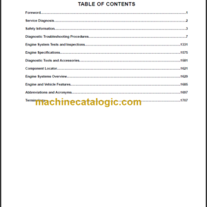 NAVISTAR MAXXFORCE7 ENGINE DIAGNOSTIC MANUAL