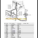 KOMATSU FB25H-1R FB28H-1R FB30H-1R PARTS CATALOGUE