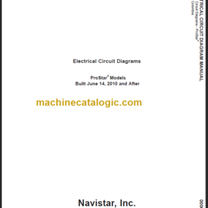 NAVISTAR PROSTAR MODELS CIRCUIT DIAGRAMS