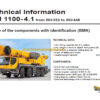 LIEBHERR LTM1100 4.1 TECHNICAL INFORMATION