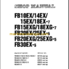 KOMATSU FB10EX 14EX 15EX(G) 18EX(G)-7 SHOP MANUAL