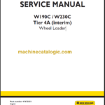 W190C-W230C TIER 4A SERVICE MANUAL