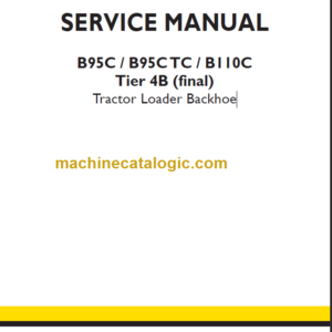 B95C-B95CTC-B95 CLR-B110C TIER4B SERVICE MANUAL 2015