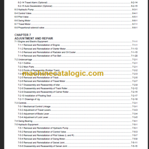 YANMAR VIO25-6L SERVICE MANUAL