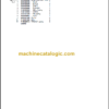 TAKEUCHI TB175 Compact Excavator Parts Manual