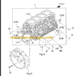 TAKEUCHI TB295W Hydraulic Excavator Parts Manual Engine