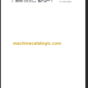 TAKEUCHI TB175W Hydraulic Excavator Parts Manual- Engine