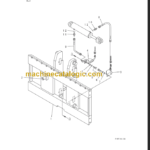 KOMATSU FG40ZTU-10 FG40-45-50ATU-10 PARTS MANUAL