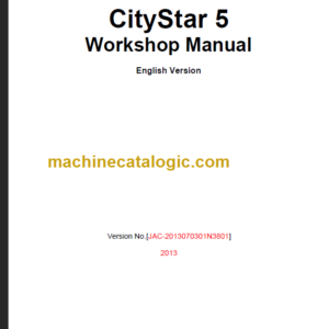 JAC MOTORS CITYSTAR 5 WORKSHOP MANUAL