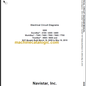 NAVISTAR DURASTAR 4100-4300 CIRCUIT DIAGRAMS