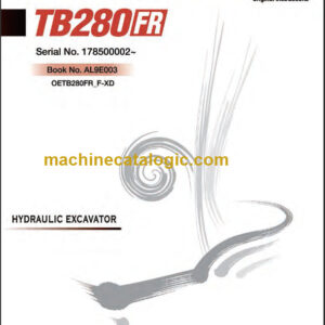 TAKEUCHI TB280FR Hydraulic Excavator Operator's Manual