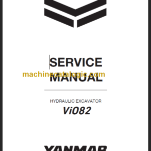 YANMAR VIO82 SERVICE MANUAL