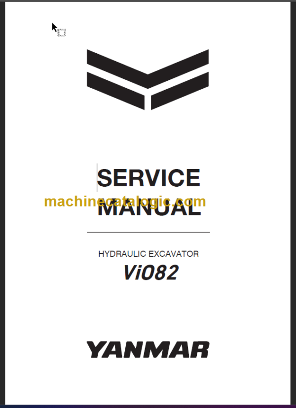 YANMAR VIO82 SERVICE MANUAL