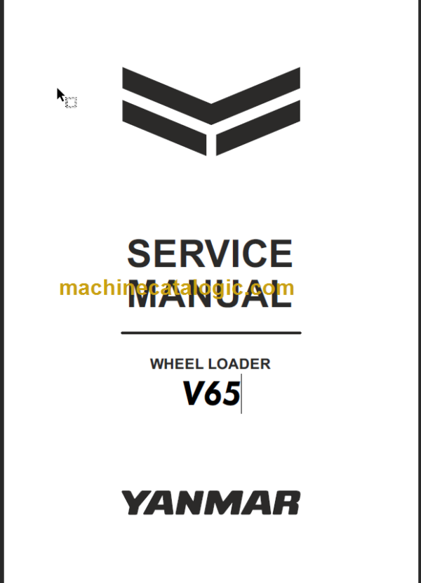 YANMAR V65-V65-1 SERVICE MANUAL