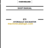 NEW HOLLAND E70 SHOP MANUAL