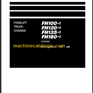 KOMATSU FH100-1 120-1 135-1 160-1 PARTS BOOK