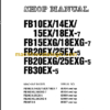 KOMATSU FB20EX(G) 25EX(G)-5 SHOP MANUAL