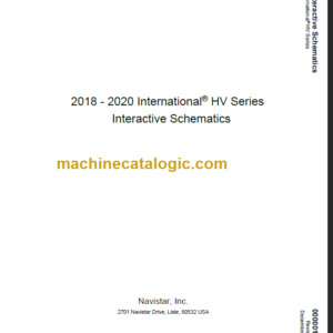 NAVISTAR HV SERIES INTERACTIVE SCHEMATICS