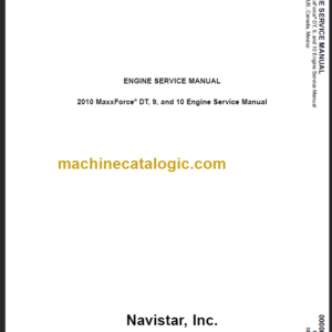 NAVISTAR MAXXFORCE DT9-DT10 ENGINE SERVICE MANUAL