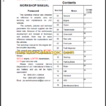 JAC MOTORS CITYSTAR 5 WORKSHOP MANUAL