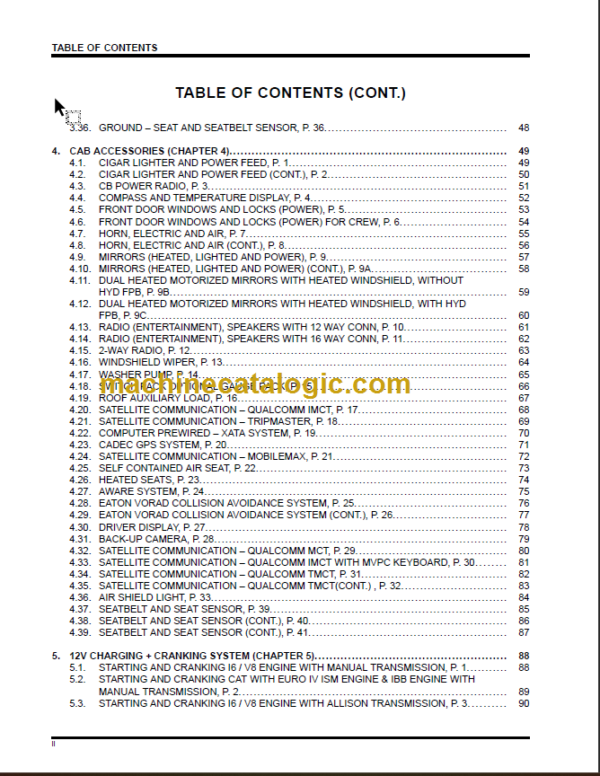 NAVISTAR DURASTAR 4100-4300 CIRCUIT DIAGRAMS
