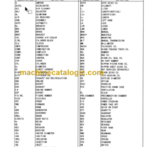 TAKEUCHI TB1160W Hydraulic Excavator Parts Manual