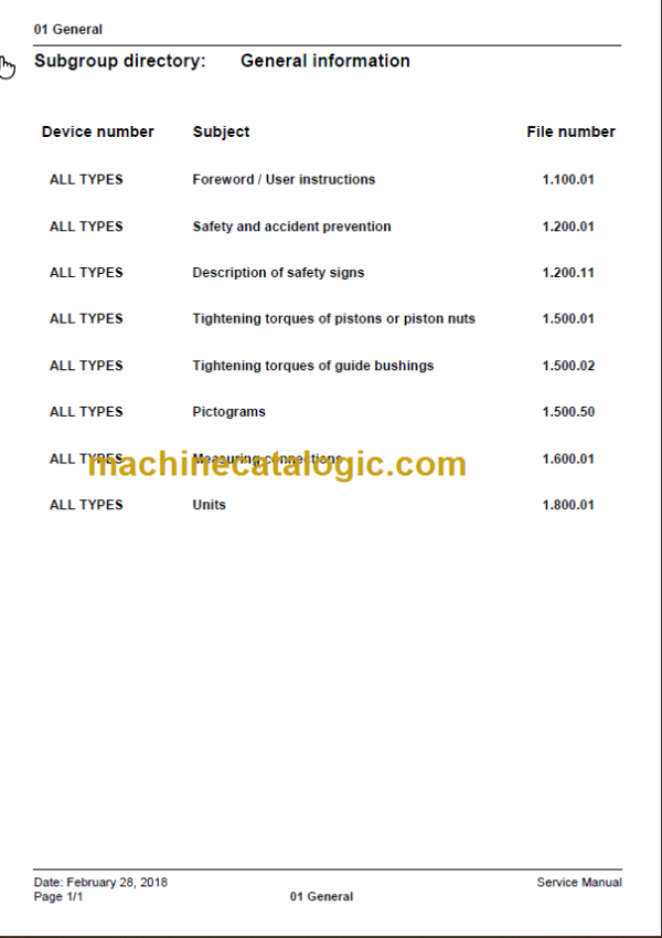 YANMAR V65-V65-1 SERVICE MANUAL