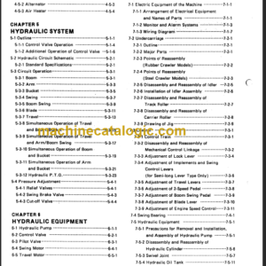 YANMAR B25 SERVICE MANUAL