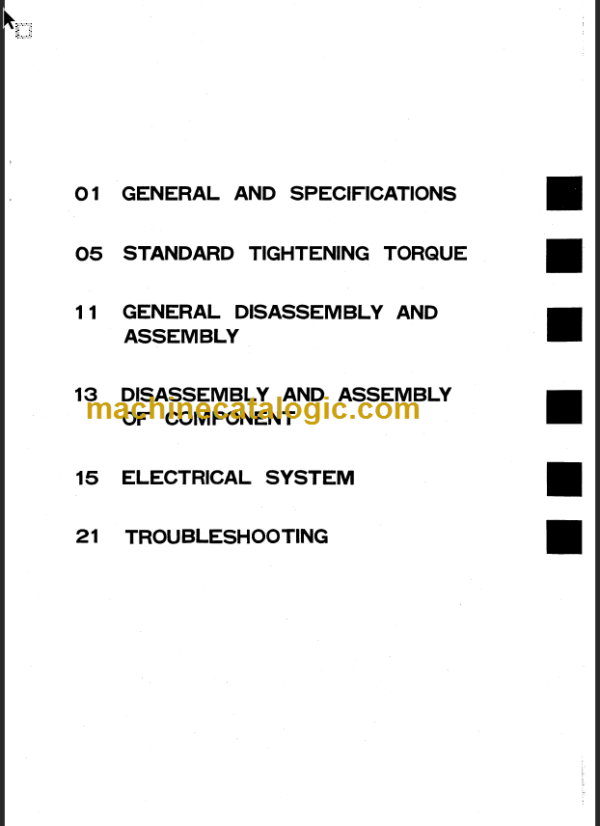 KOMATSU FB10 14 15 18-4 SHOP MANUAL