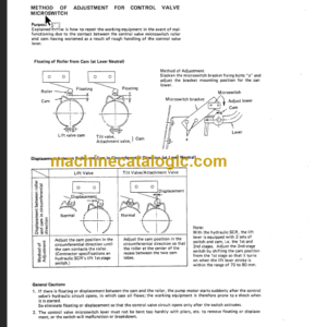 KOMATSU FB10 14 15 18-5 SHOP MANUAL