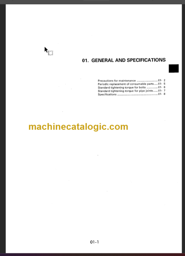 KOMATSU FB20EX(G) 25EX(G)-5 SHOP MANUAL