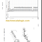 KOMATSU FH100-1 120-1 135-1 160-1 PARTS BOOK