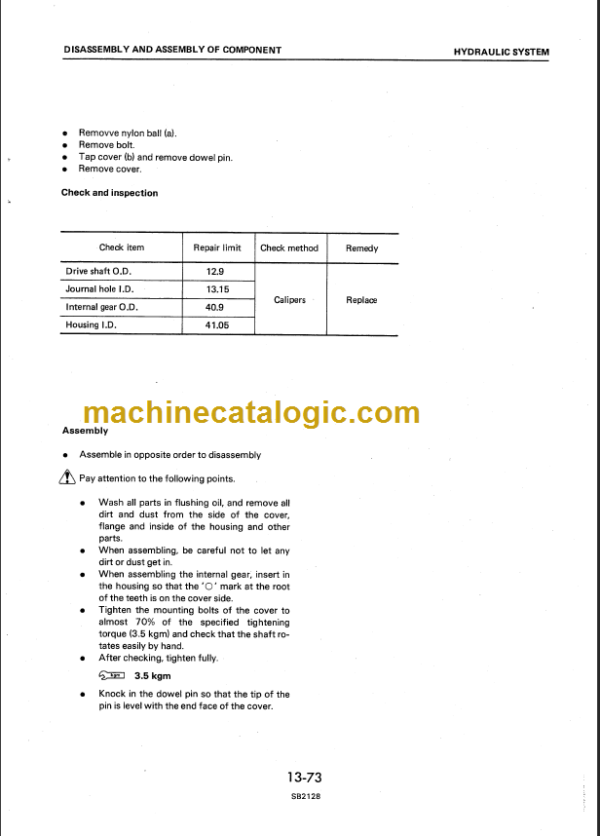 KOMATSU FB10 14 15 18-4 SHOP MANUAL