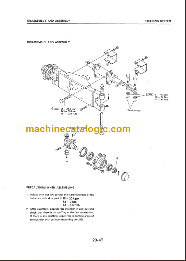 KOMATSU FB10 14 15 18-5 SHOP MANUAL