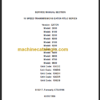 NAVISTAR 10 SPEED TRANSMISSION SERVICE MANUAL