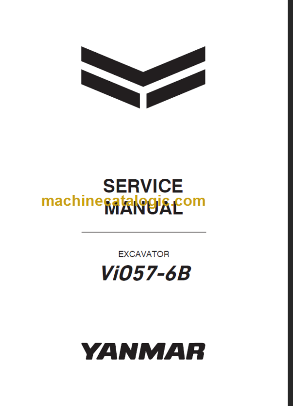 YANMAR VIO57-6B SERVICE MANUAL