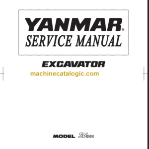 YANMAR SV100 SERVICE MANUAL