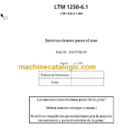 LIEBHERR Crane LTM 1250 6.1 Instruction Manual ESP