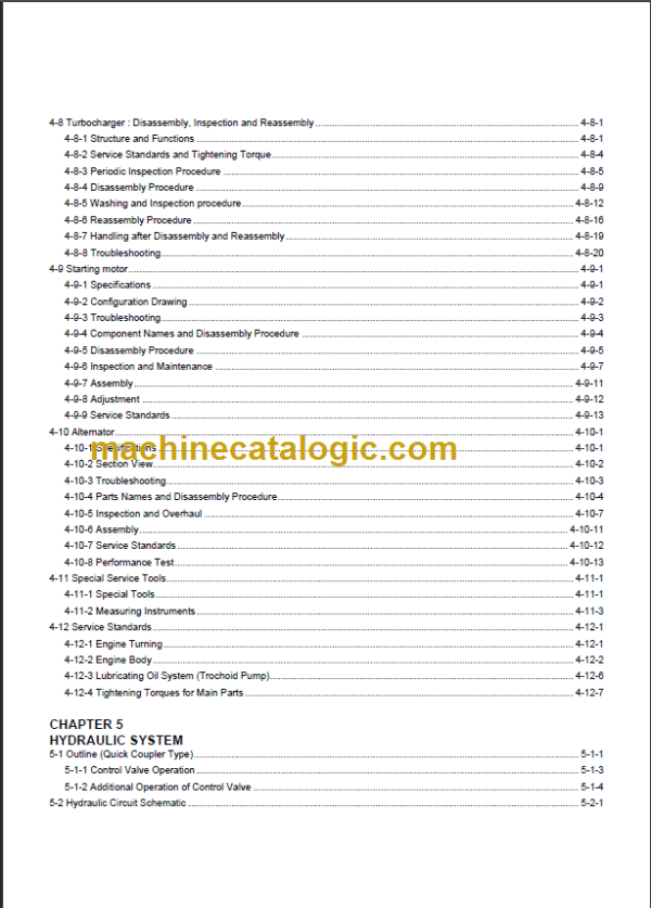 YANMAR SV100 SERVICE MANUAL