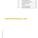 LIEBHERR D934 D936 D946 OPERATING MANUAL