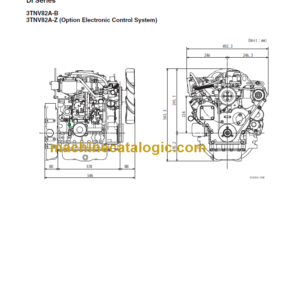 YANMAR 3TNV84T-Z ELECTRONIC CONTROL MANUAL