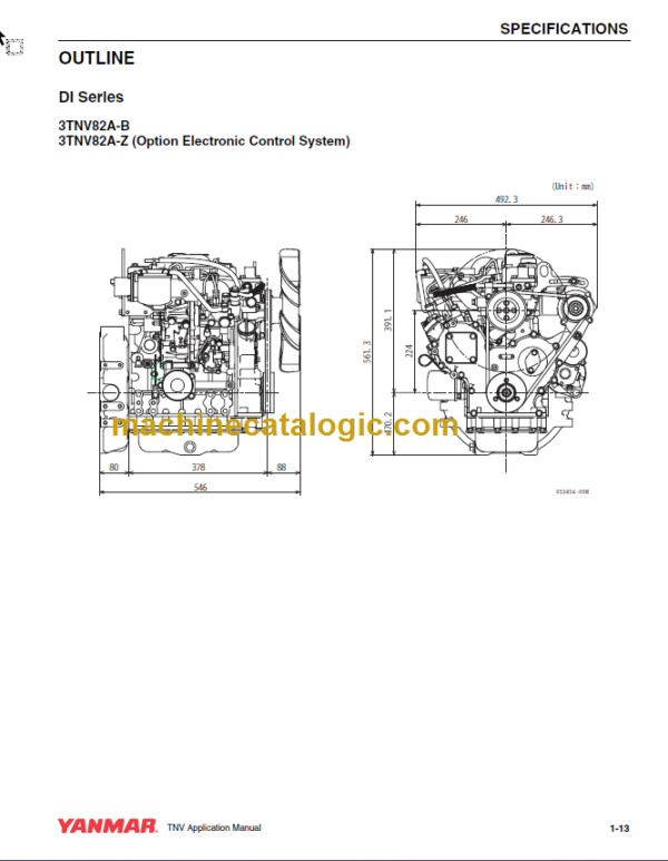 YANMAR 3TNV84T-Z ELECTRONIC CONTROL MANUAL