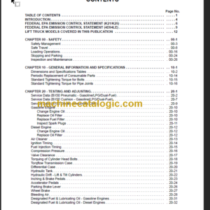 KOMATSU BX50 SERVICE MANUAL