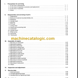 KOMATSU Z24(ZB) SHOP MANUAL