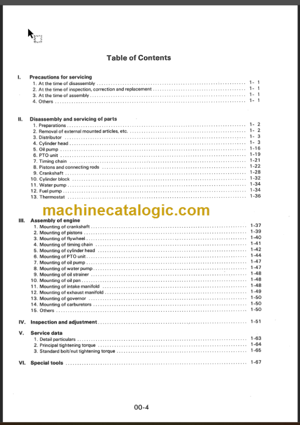 KOMATSU Z24(ZB) SHOP MANUAL