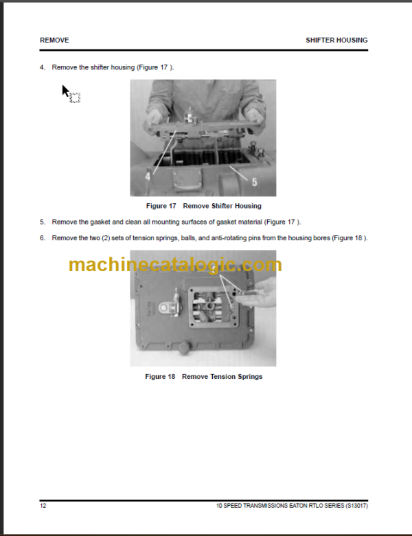 NAVISTAR 10 SPEED TRANSMISSION SERVICE MANUAL